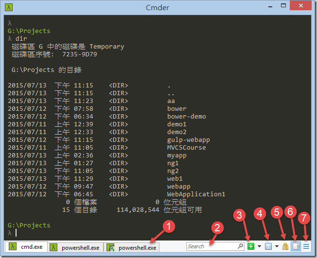 cmder full (Win CMD的替代工具)