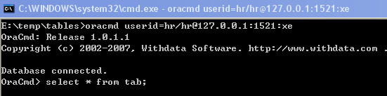 OraCmD